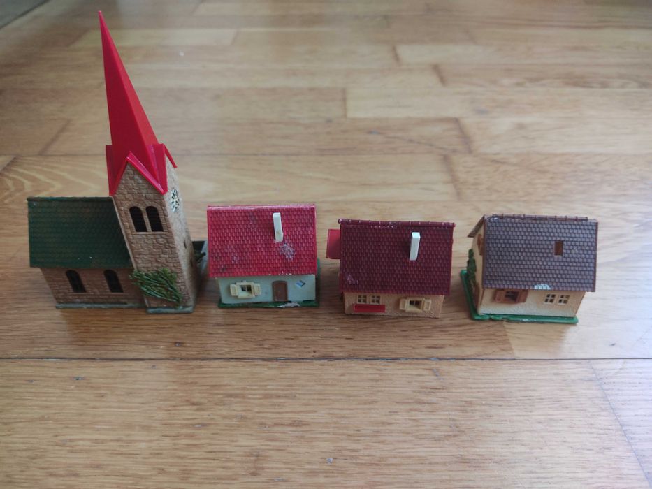 4 Casas para decoração de maquetes