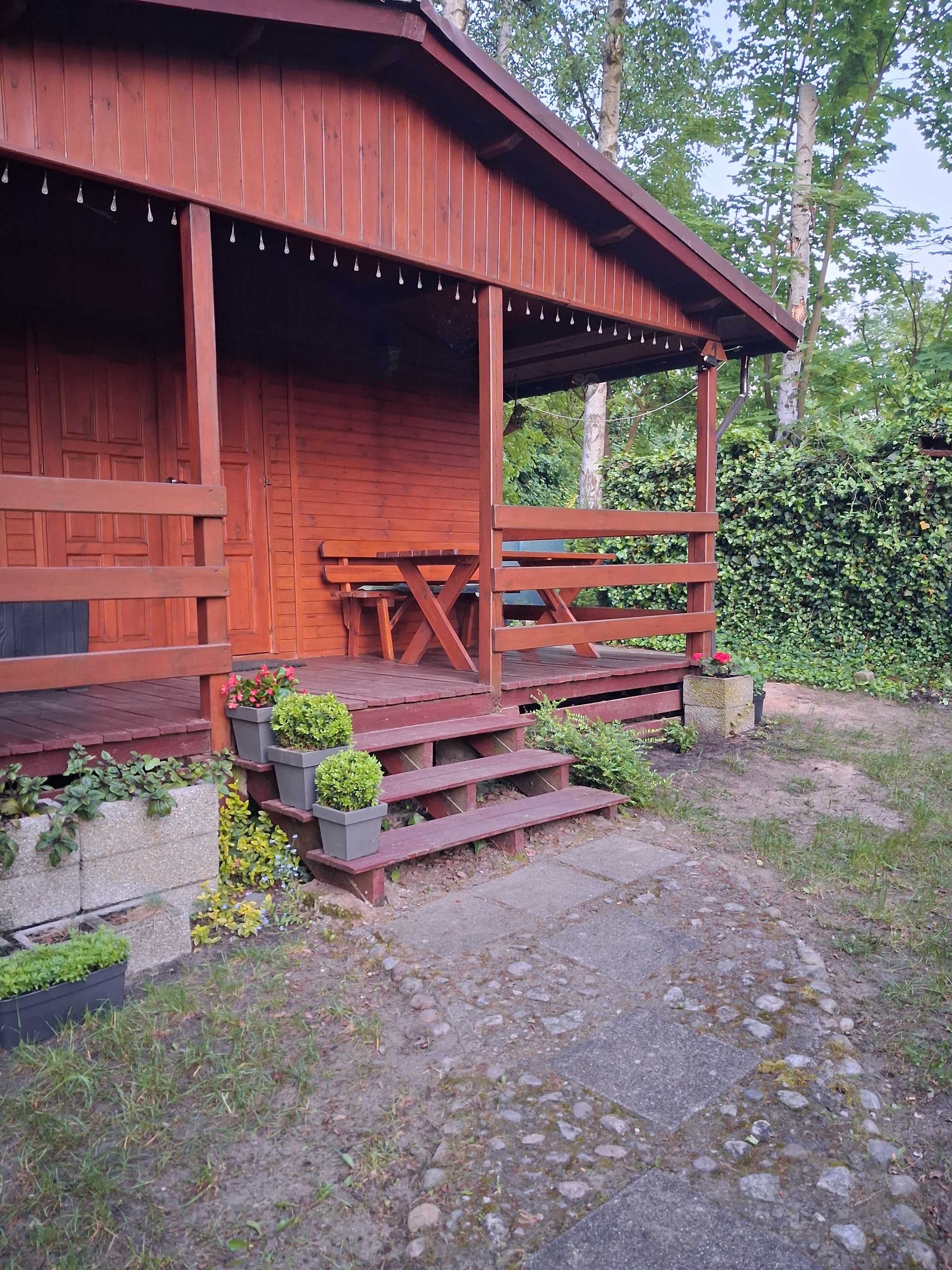 Domek wolnostojący nad jeziorem 80 m  plaża