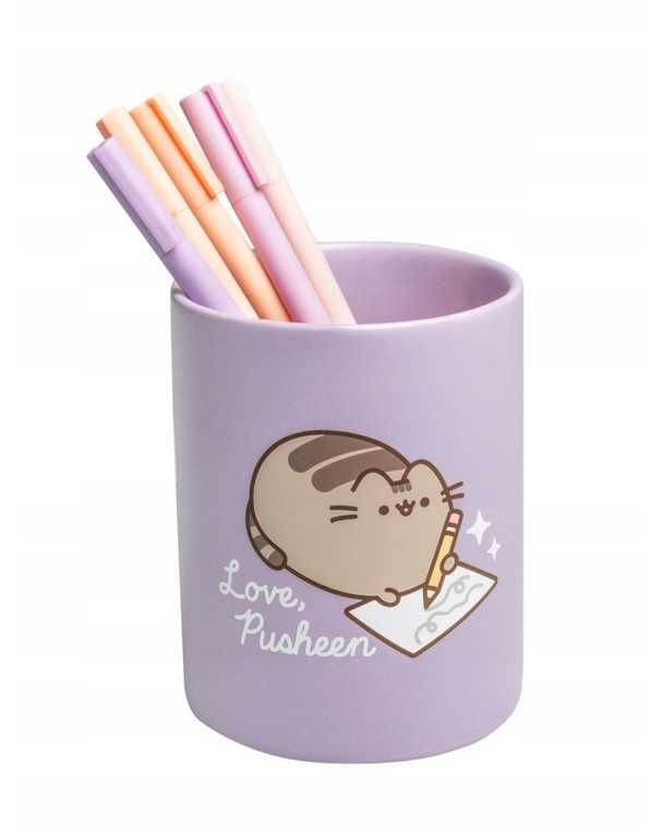 Pusheen Puszin kubek pojemnik ceramiczny na przybory szkolne na biurko