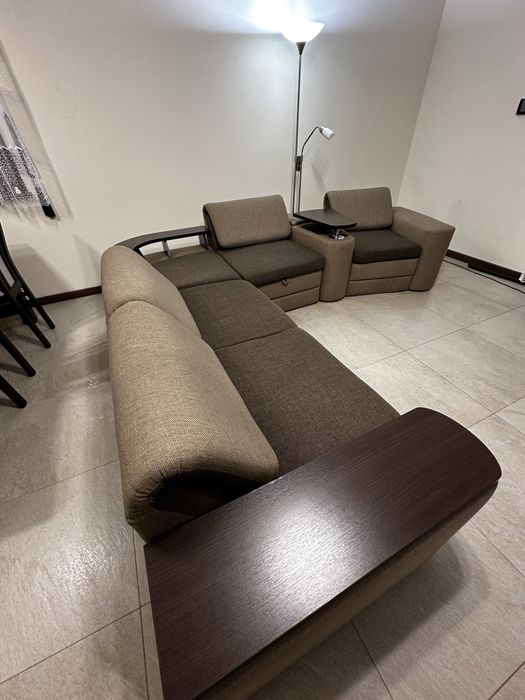 Narożnik modułowy z funkcją spania 280x250