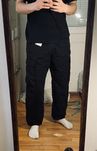 NEW | Новые Черные штаны карго на утяжках ZARA S,M,L,XL  размеры