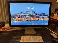Monitor Apple Thunderbolt Display + cabos/adaptadores