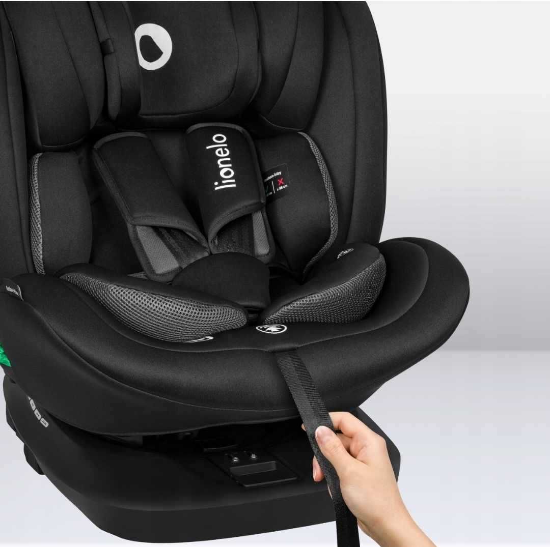 Fotelik Samochodowy OBROTOWY Lionelo Bastiaan I-SIZE ISOFIX