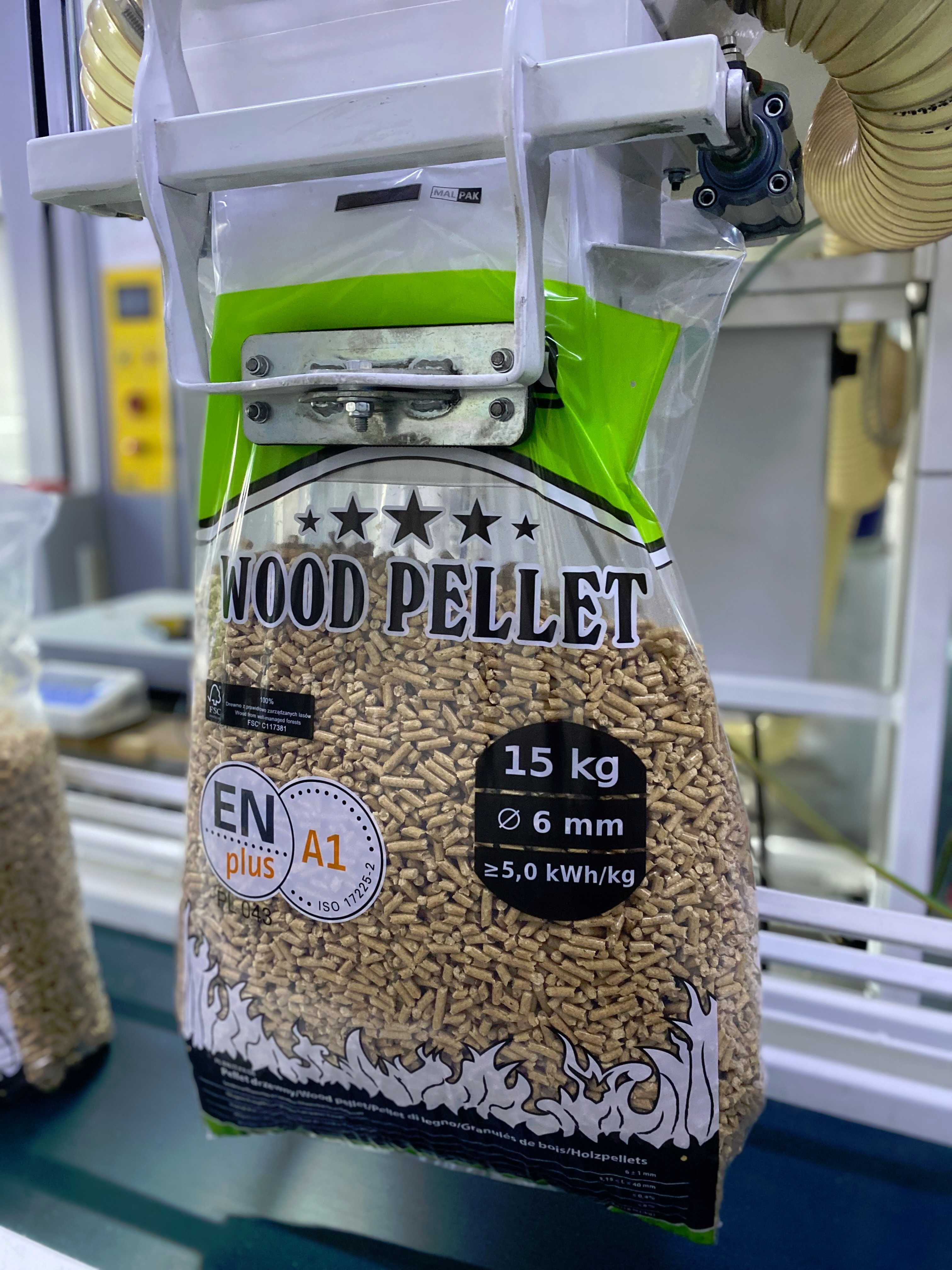 Pellet Sosnowy ENVUN - Certyfikat ENplus A1 - PRODUCENT