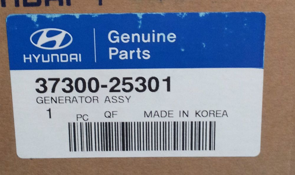 Генератор новый Kia Hyundai Sonata 37300-25301