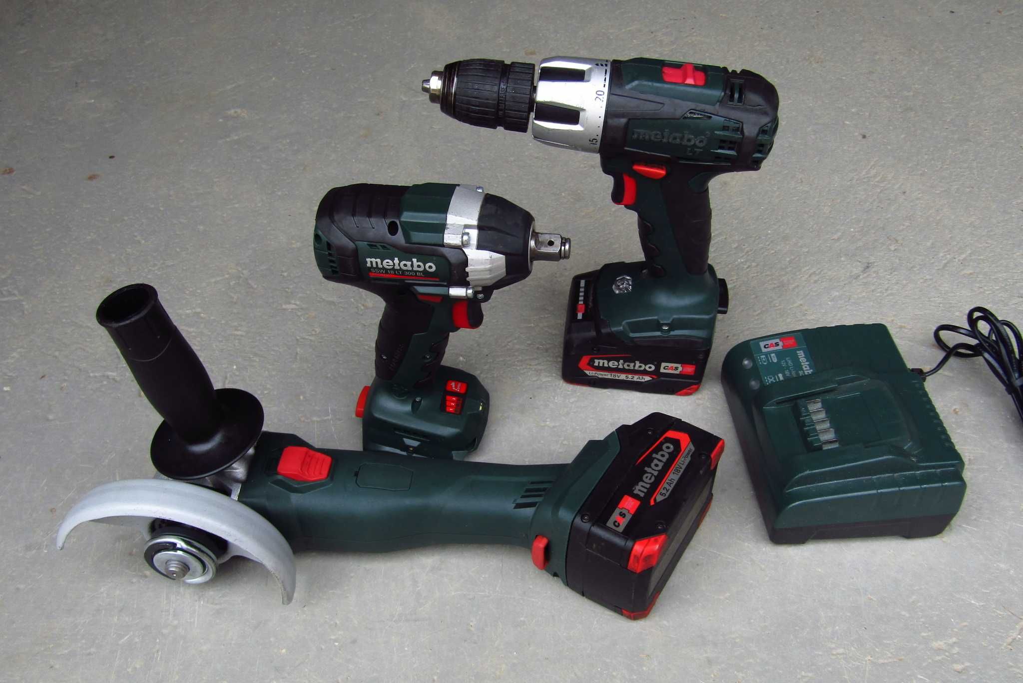 Metabo szlifierka W18L 9-125 QUICK   SB 18 LT Klucz  SSW 18 LT 300 BL