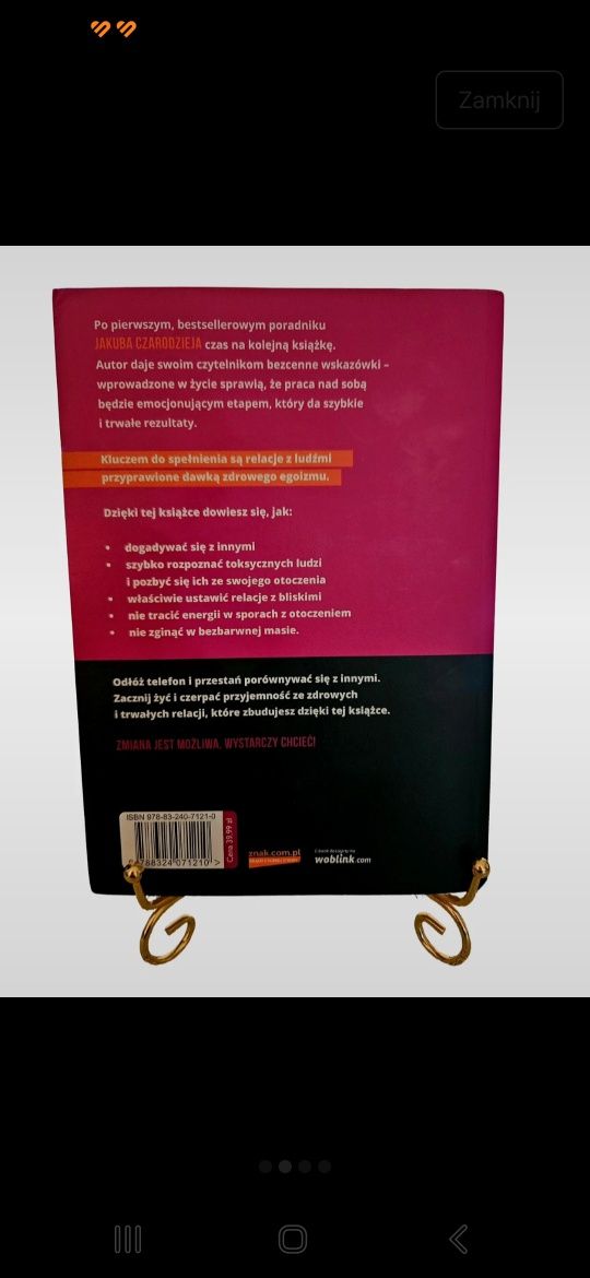 Zestaw książek Magia zmiany i Magia działania Jakub Czarodziej +Gratis
