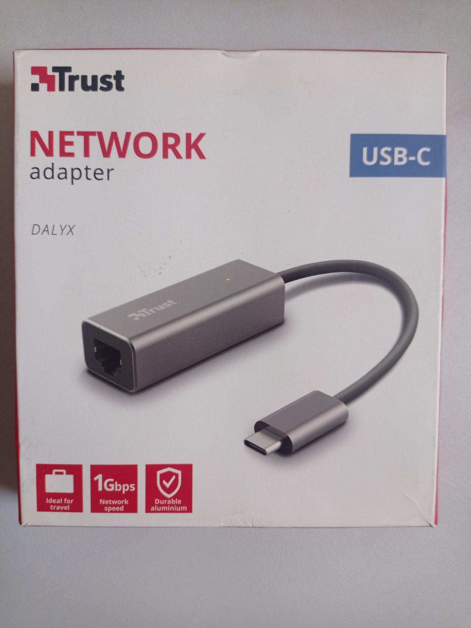 Перехідник Trust Dalyx USB-C to Ethernet Adapter