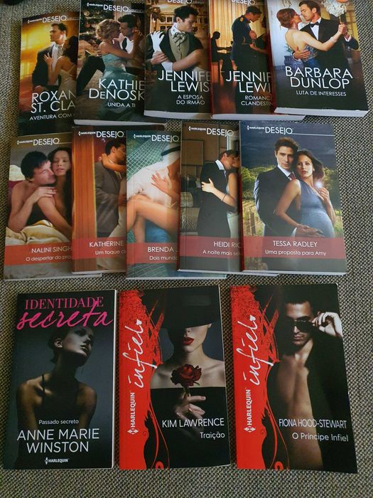 Livros Romance Harlequim