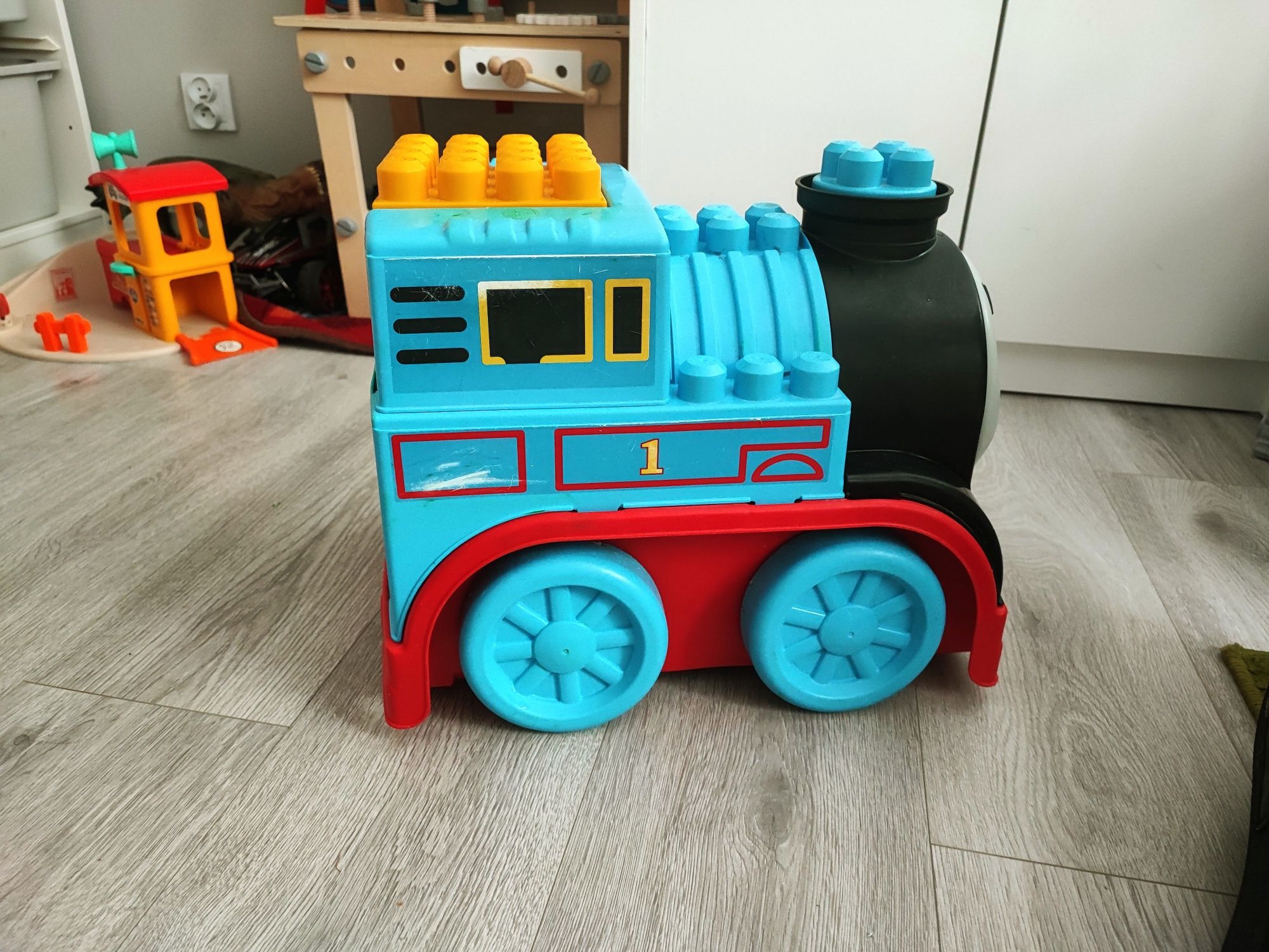 Duzy pociąg  Tomek i Przyjaciele Thomas + klocki