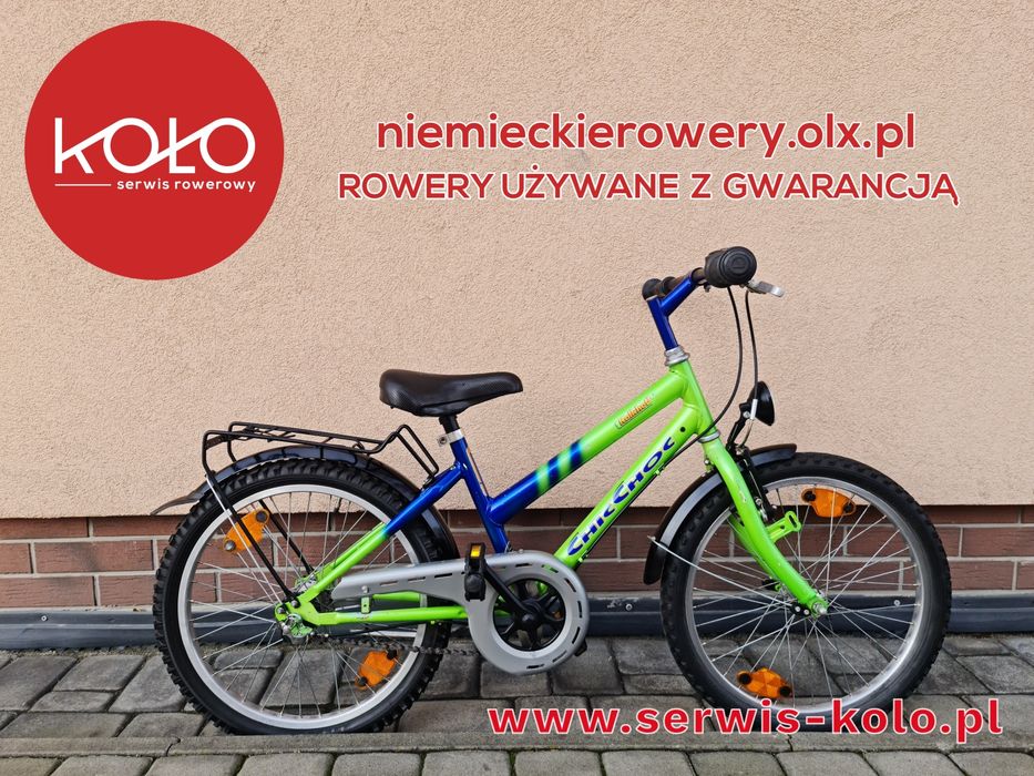 Rower dziecięcy CHICCHOC koła 20 okazja rabat SHIMANO polecam WYSYŁKA
