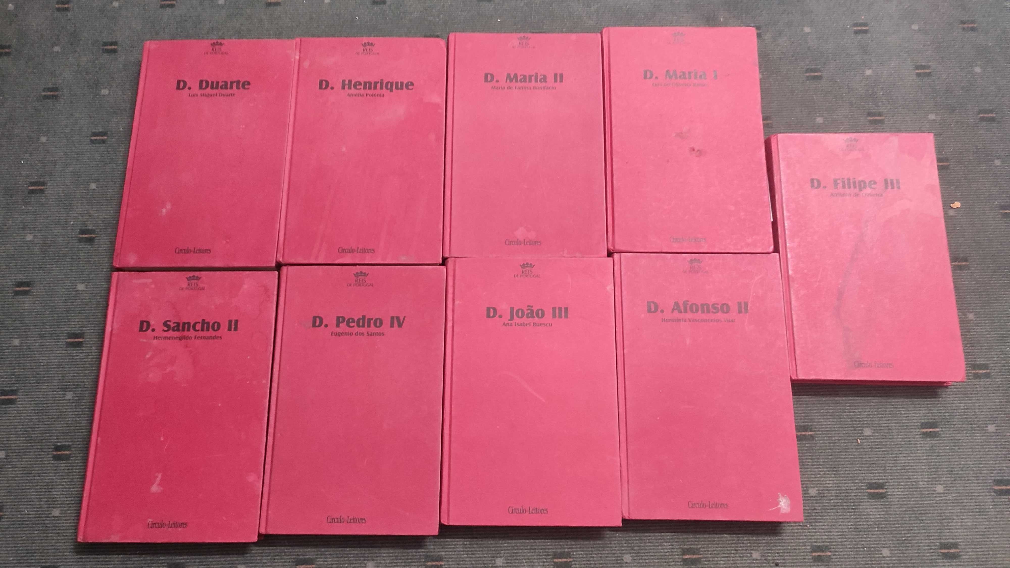9 Volumes Coleção Reis de Portugal