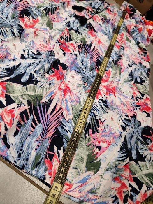 R.46 bluzka tunika kolorowa damska plus size