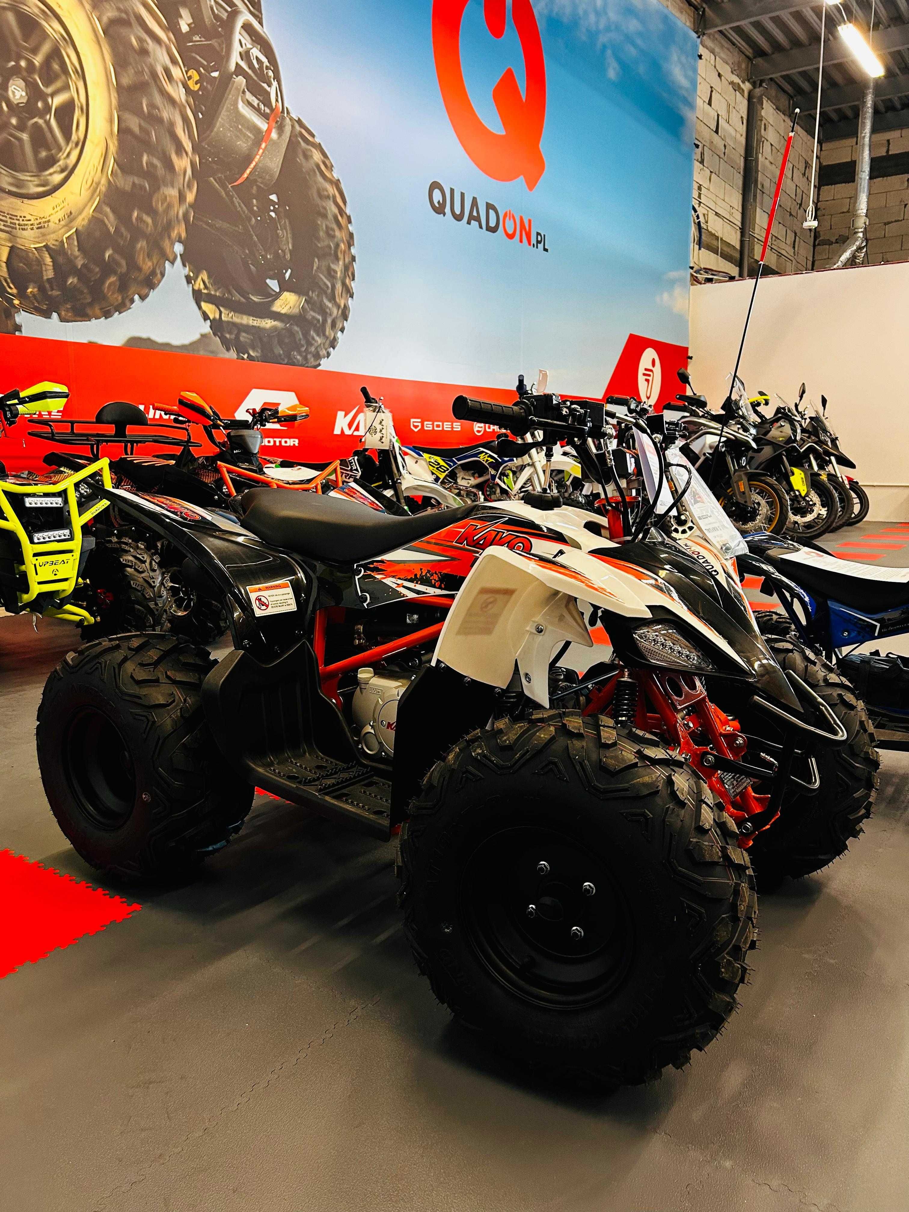 Quad Kayo AT125 dla dzieci, nowy, trwały, najlepszy wybór QuadON