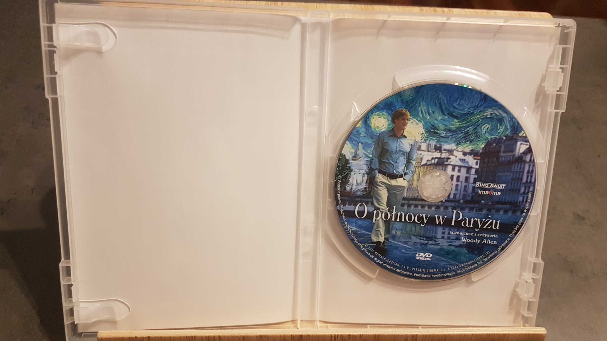 Film DVD O północy w Paryżu Woody Allen - Jak Nowa