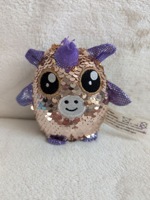 Cekinowy pluszak jednorożec