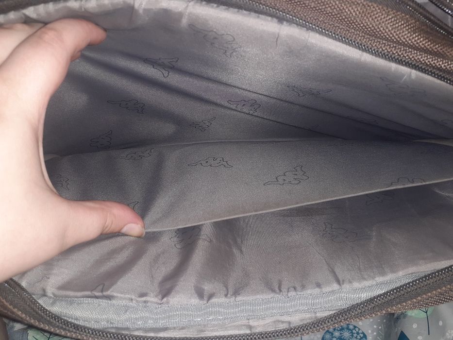 Сумка для ноутбука планшета kappa большая студенту большая коричневая