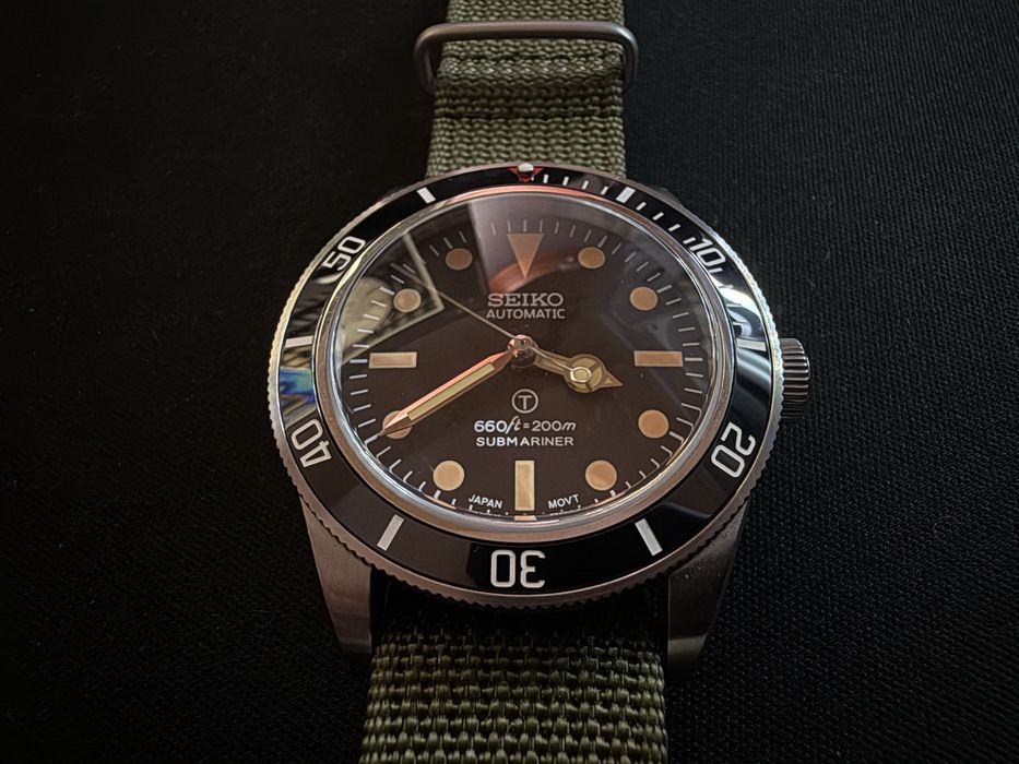 Relógio Seiko Mod NH35 Safira 39mm