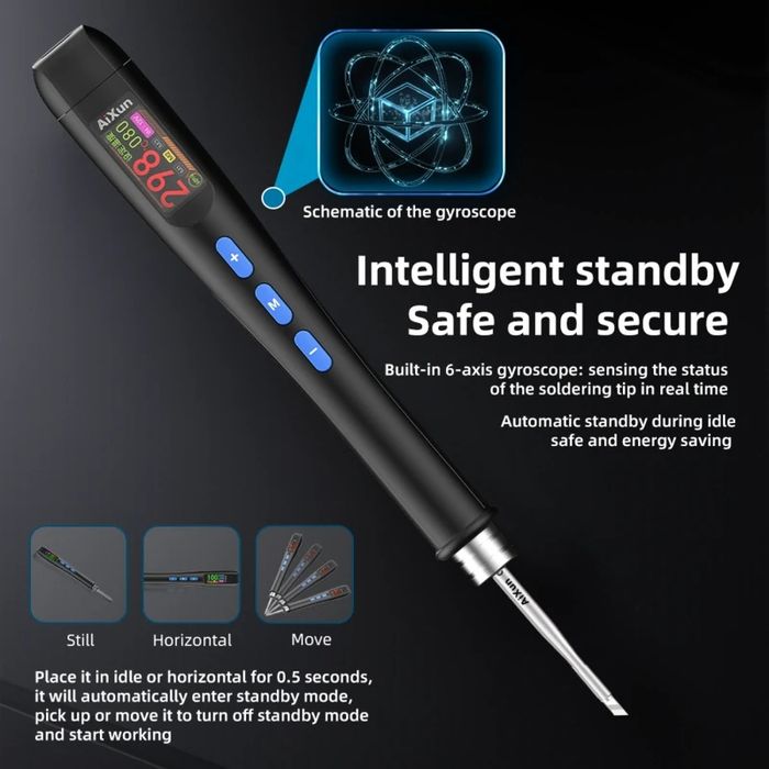 AiXun T205 портативна паяльна станція