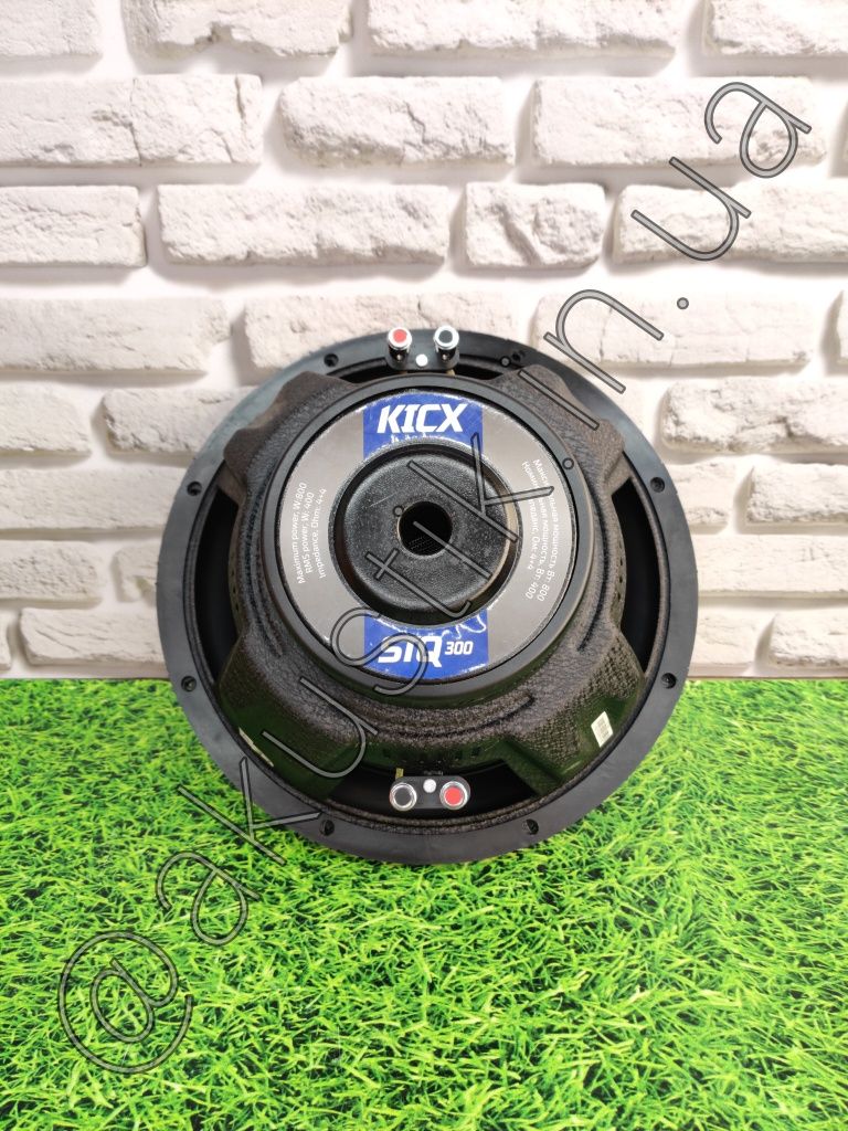 Сабвуфер кикс новый 400 RMS 4+4 динамик Kicx STQ 300