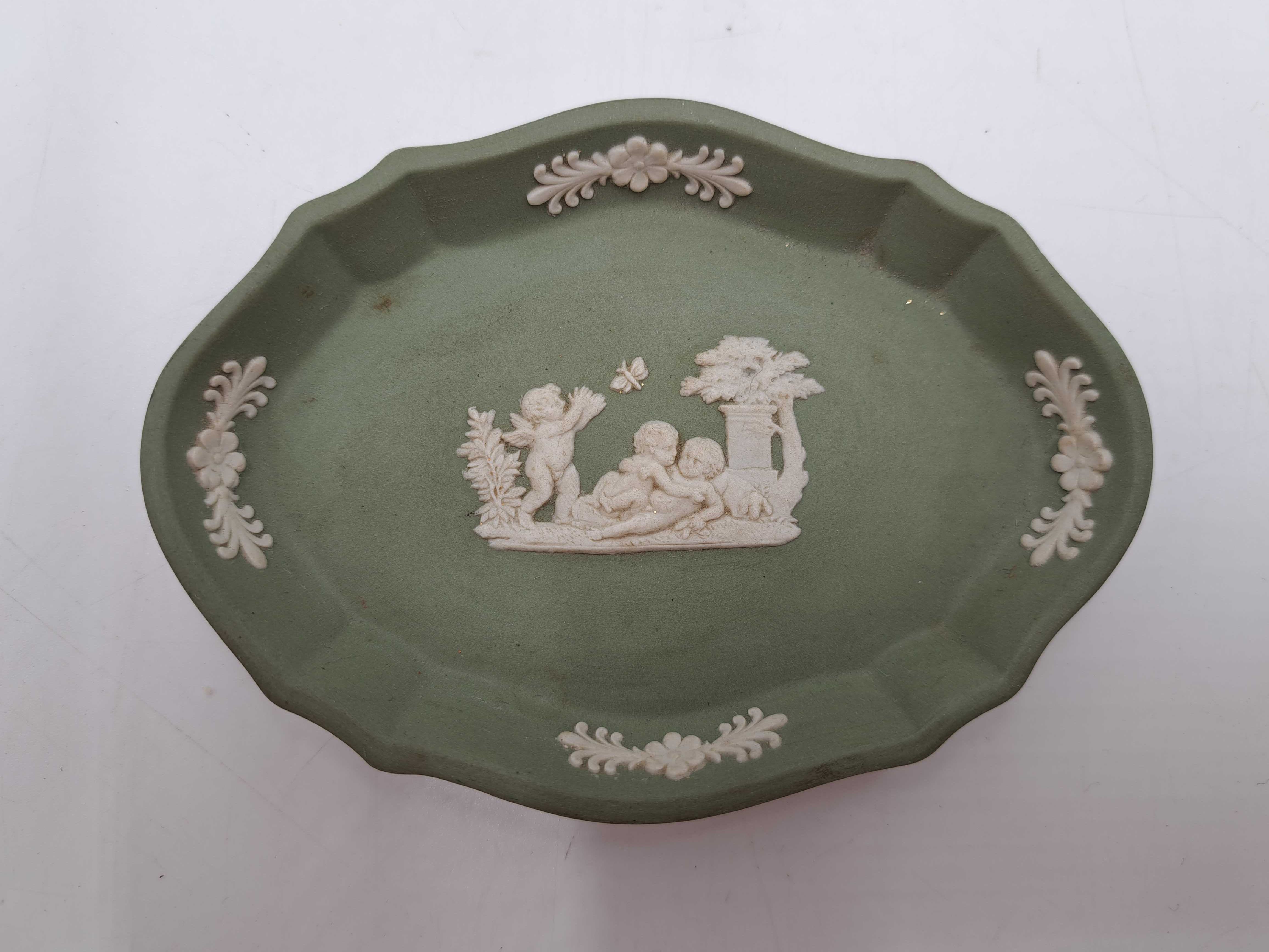 Talerzyk miseczka spodek porcelana biskwitowa Wedgwood England