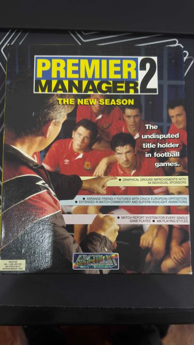 Jogo da Premier Manager Amiga