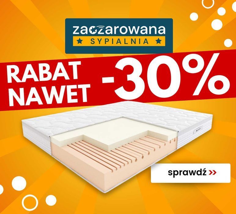 Materac SALSA HILDING piankowy 120x200 TANIEJ -30%