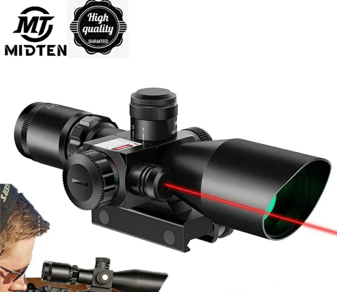 Оптичний приціл MidTen Rifle 2.5-10x40 Тактичний
