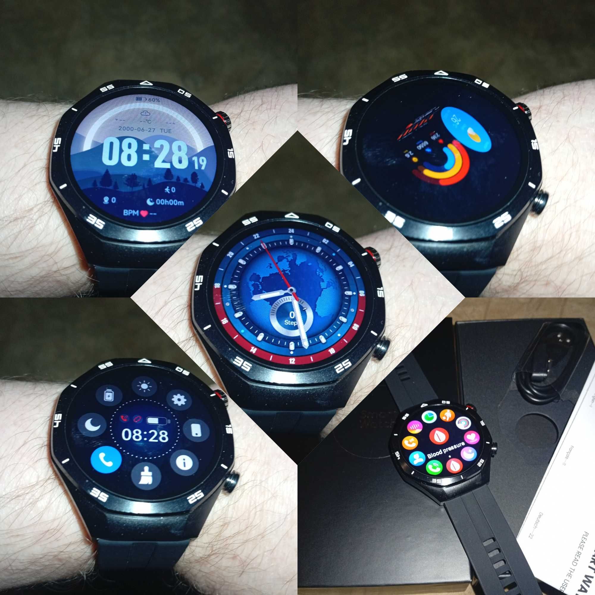 Смарт часы: LIGE i159 PRO.3D меню. Деловой стиль.