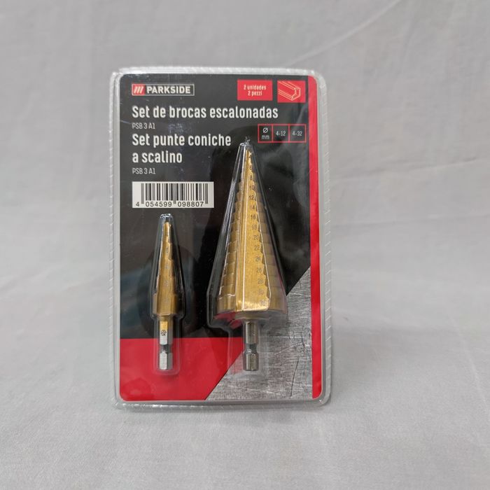 Wiertła stopniowe stożkowe Zestaw 2 szt. Parkside