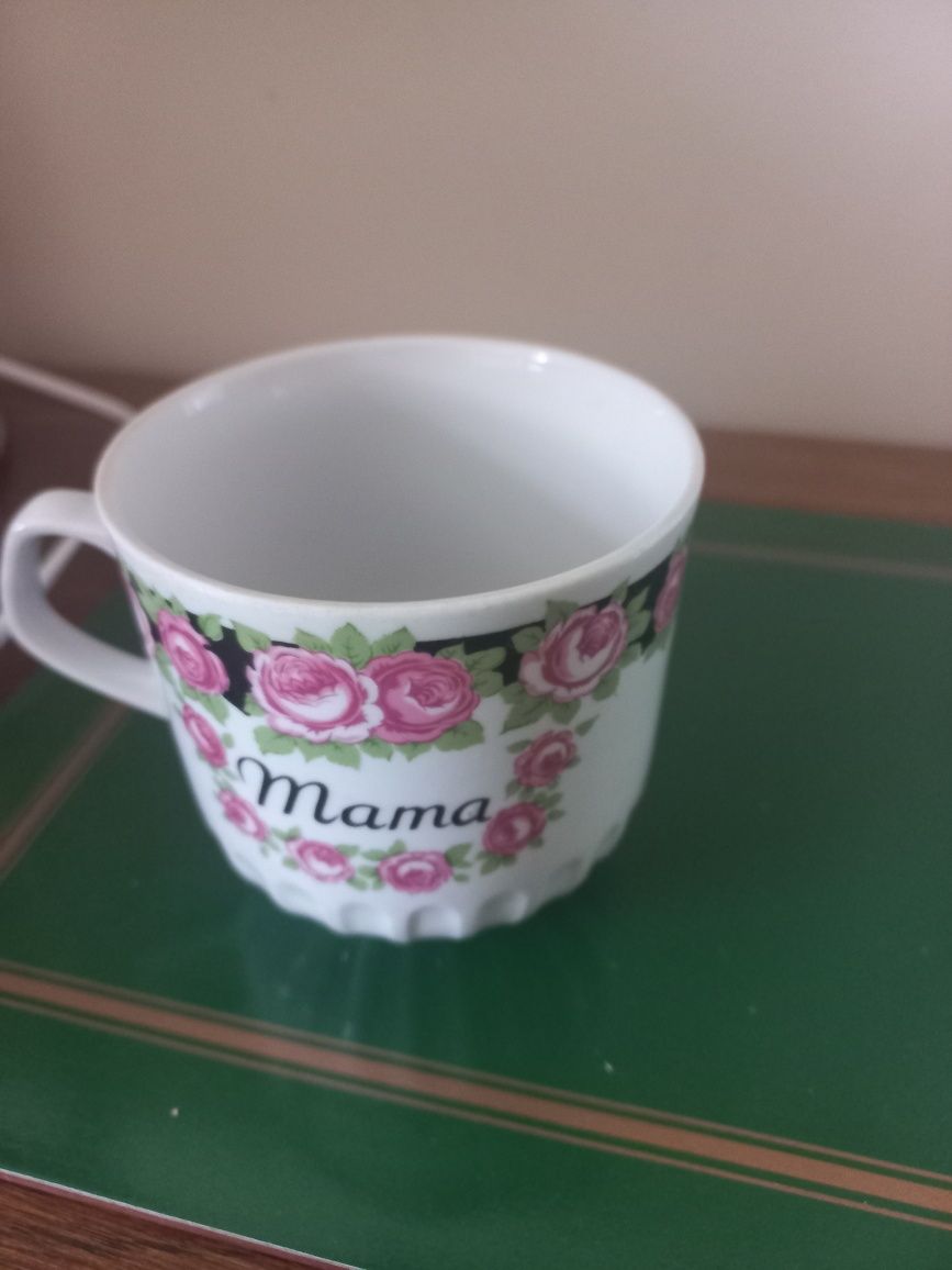 Kubek porcelana Mama Dzień Matki sygnowany