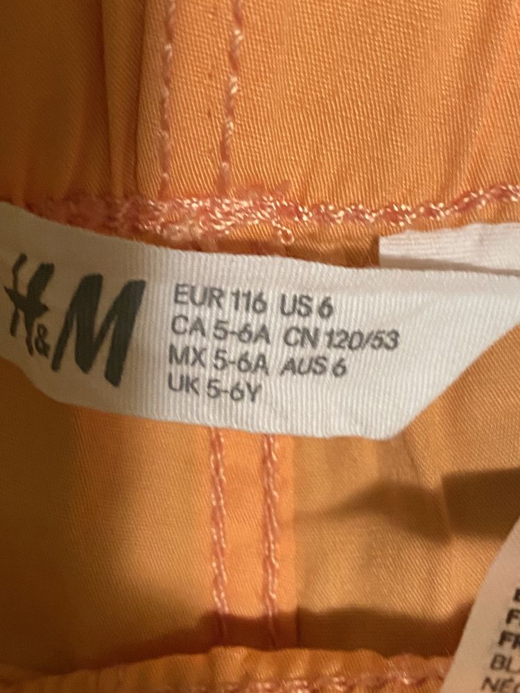 Шорты футболка  H&M 116 5-6лет