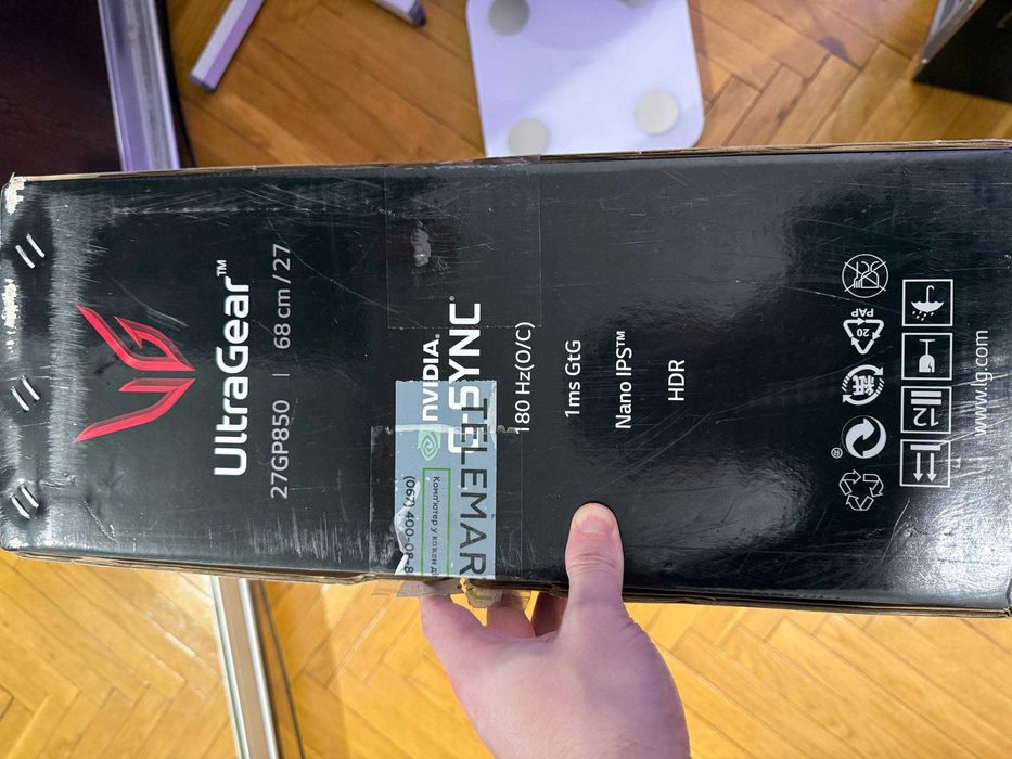 LG 27'' UltraGear 27GP850-B Black / 2K / IPS / 165 Гц