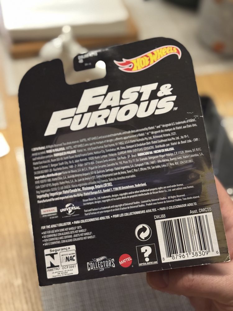 Hot Wheels Premium Nissan Skyline GT-R R34 Fast & Furious unikat 2017