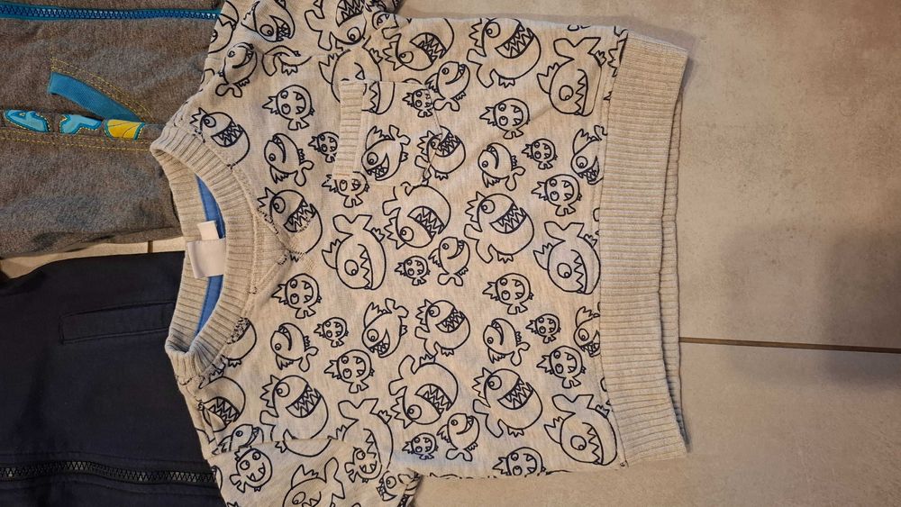 3 bluzy dla chłopca, rozmiar 86