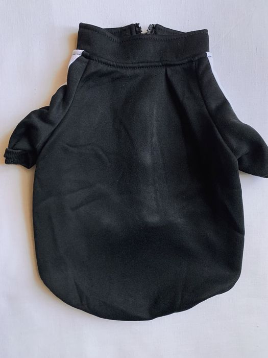 Kurtka bejsbolówka dla psa z polaru XL, Black/Czarns