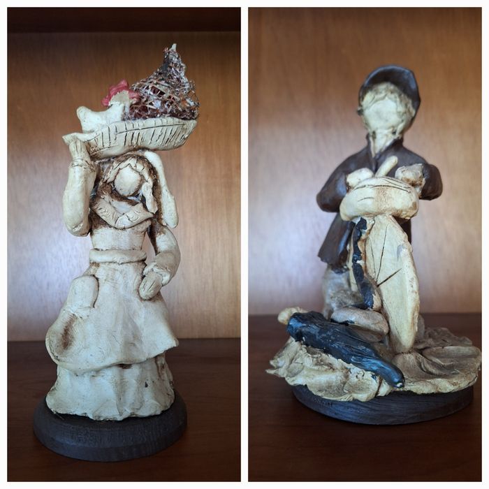 Figuras / Esculturas barro Maria Sidónio
