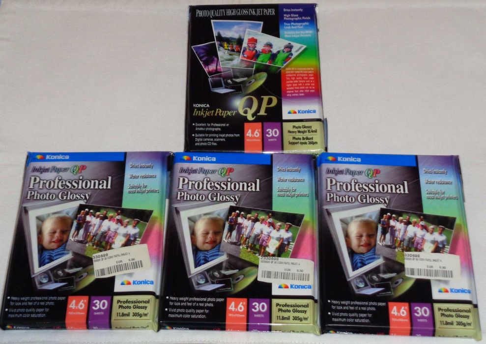 Papel fotográfico Konica Professional Photo Glossy