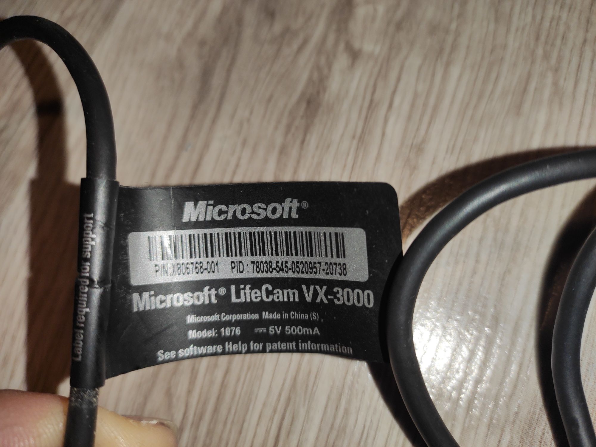 Kamerka internetowa MICROSOFT Lifecam VC-3000