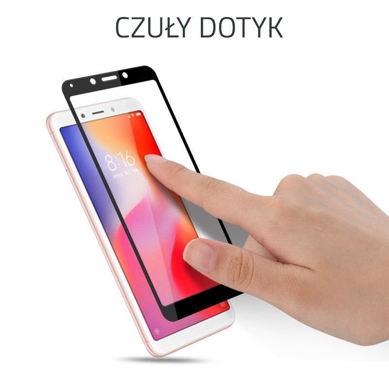 Xiaomi Redmi 6 / 6A Szkło Hartowane Na Cały Ekran Full Glue