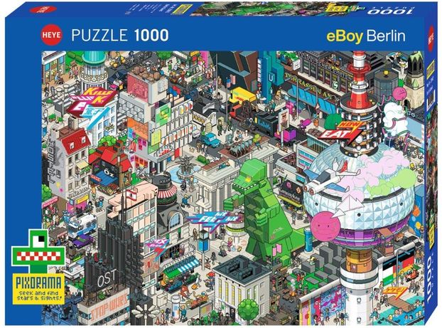 Puzzle Heye 1000 Peças 29915 Pixorama Berlin Quest - NOVO