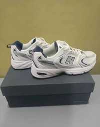 New Balance 530 White Silver Navy  37