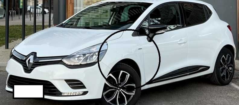 Guarda lamas esquerdo Renault Clio branco