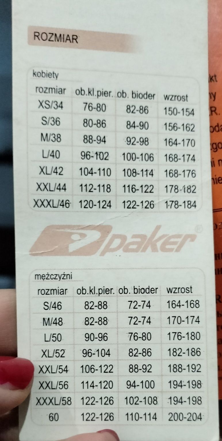 Damska kurtka zimowa XXXL