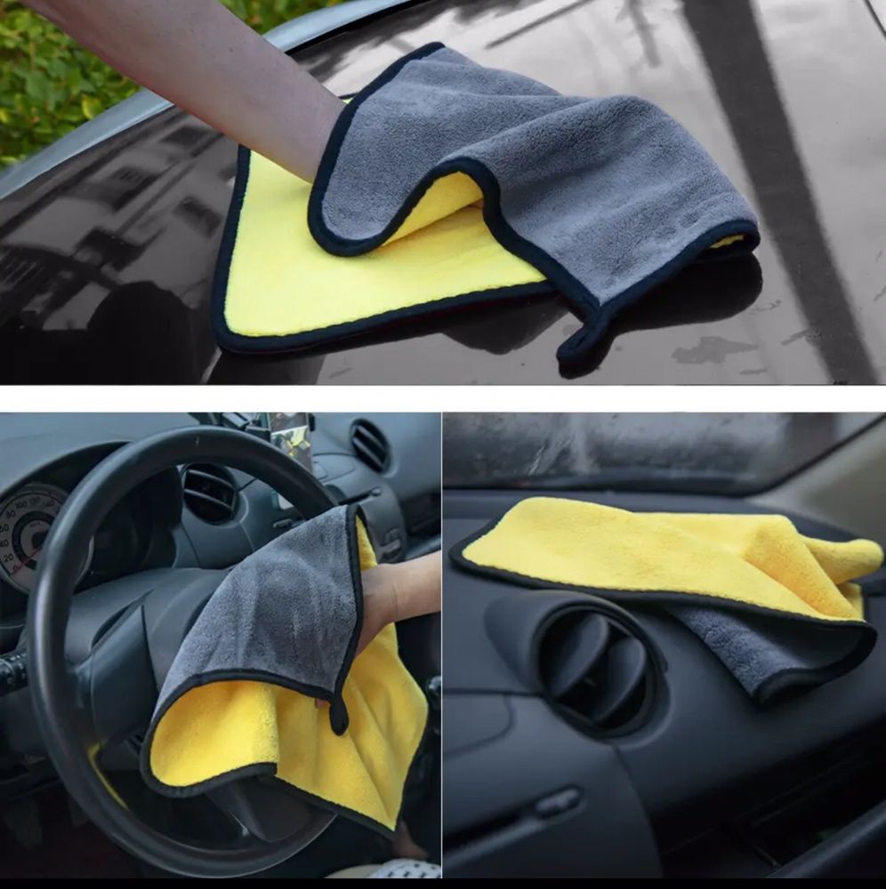 Тряпки , мікрофібра, сушка авто, детейлинг, шкіра, штучна шкіра