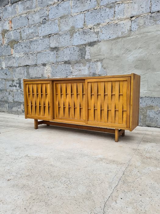 Komoda Hałas lata 60 70 vintage mid century prl cepelia unikat retro