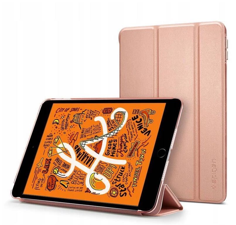 Etui na tablet Spigen Smart Fold iPad mini 5 2019 Różowe 7,9