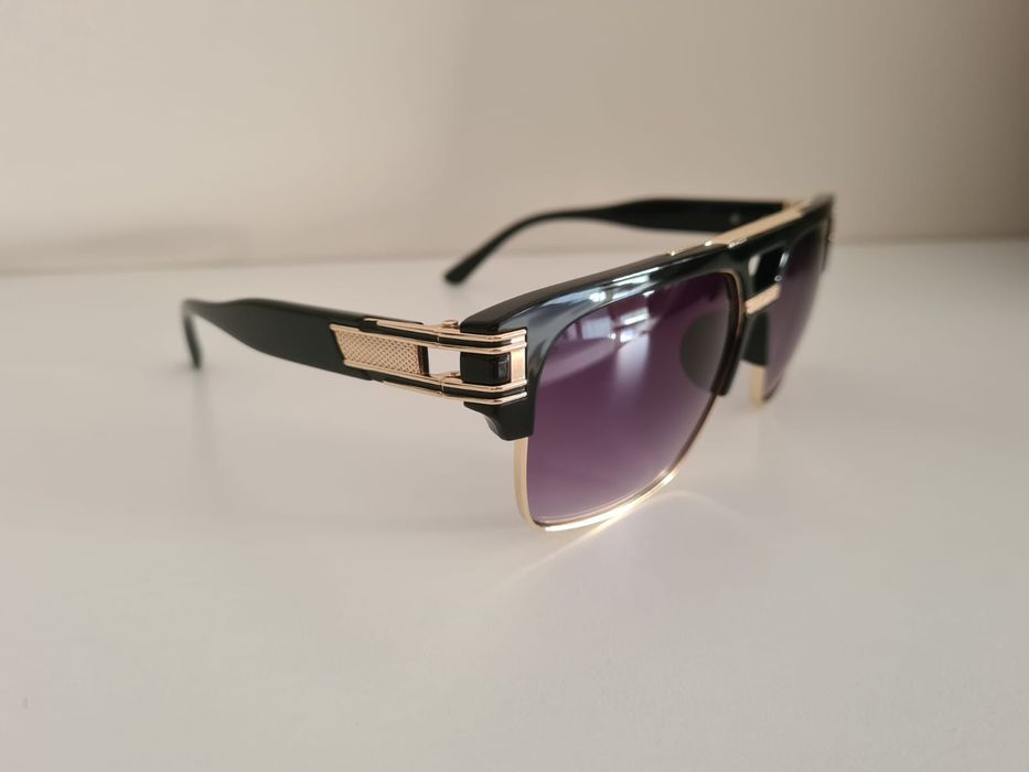 HIT Nowe Męskie Okulary Polaryzacyjne UV400 Przeciwsłoneczne Złote