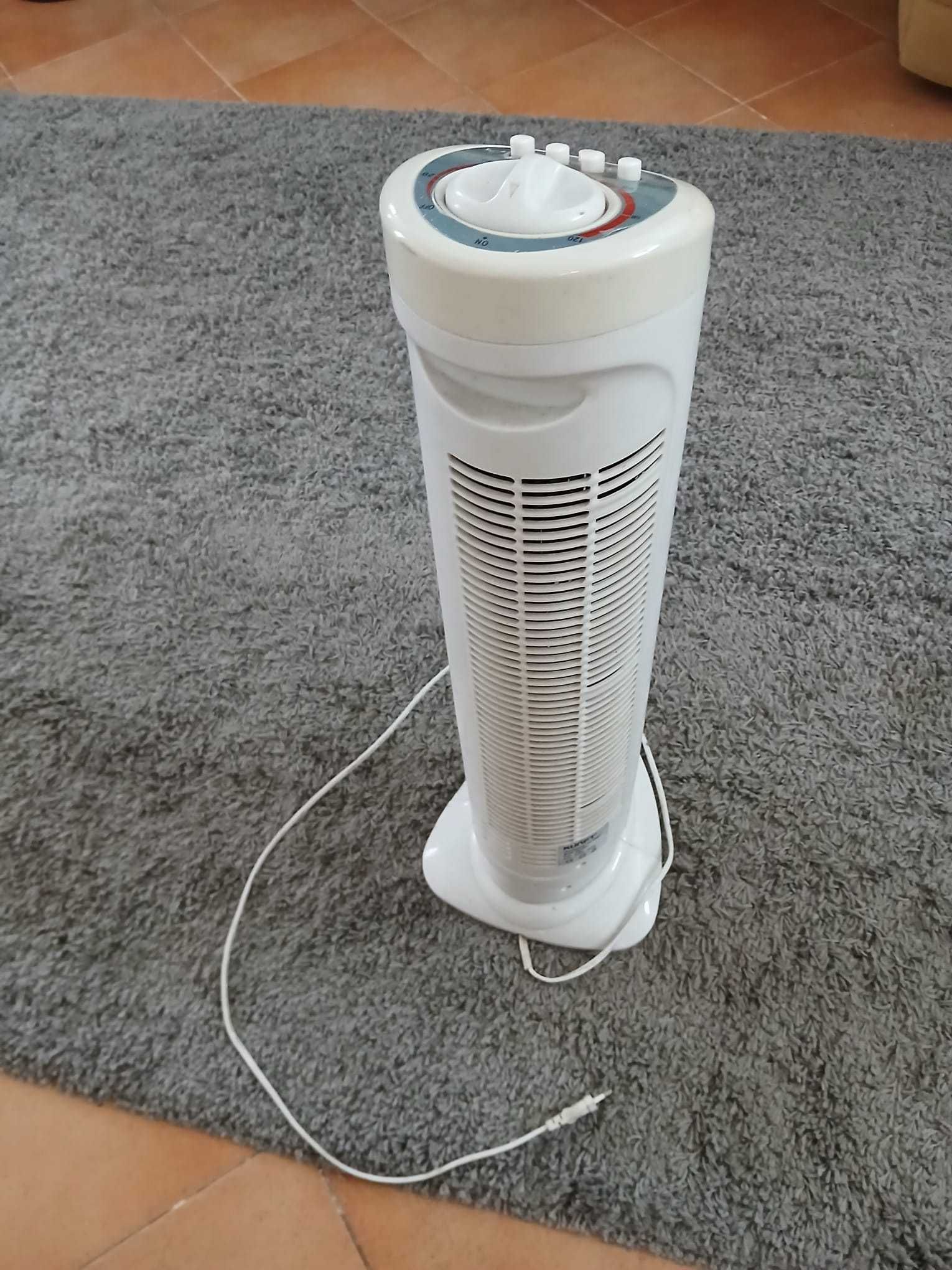 Ventilador portátil branco
