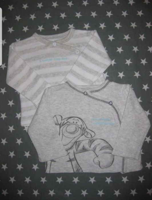 Kaftanik, śpiochy, body - 5 sztuk, roz. 62